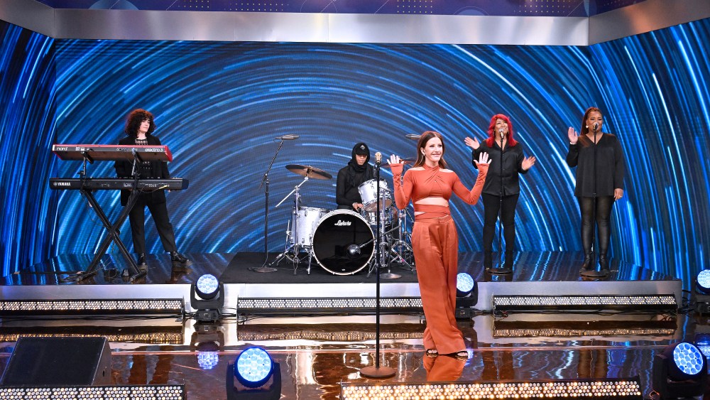 Ellie Goulding performing on the March 16 episode of “Good Morning America” in New York City.