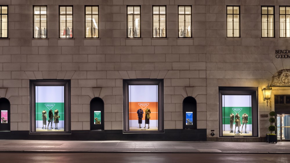 Prada windows at Bergdorf's.