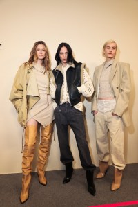 Backstage at Isabel Marant RTW Fall 2023
