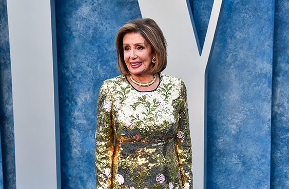 U.S. Rep. Nancy Pelosi arrives at the 2023 Vanity Fair Oscar Party held at the Wallis Annenberg Center for the Performing Arts on March 12, 2023 in Beverly Hills, California.
