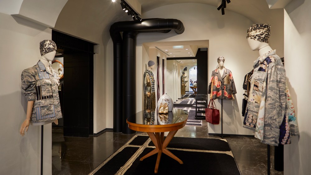 Inside the Antonio Marras store in Rome.