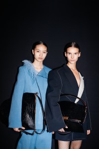 Backstage at Victoria Beckham RTW Fall 2023