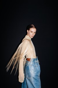 Backstage at Victoria Beckham RTW Fall 2023