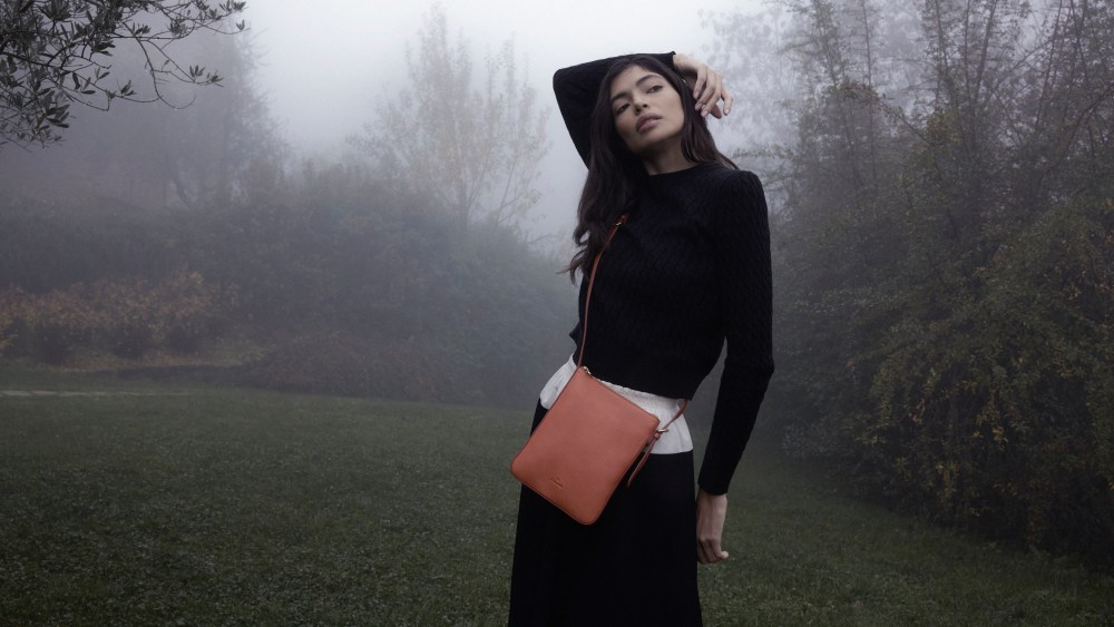 A campaign image of Il Bisonte fall 2023 collection.