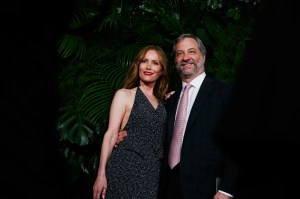 Leslie Mann and Judd Apatow