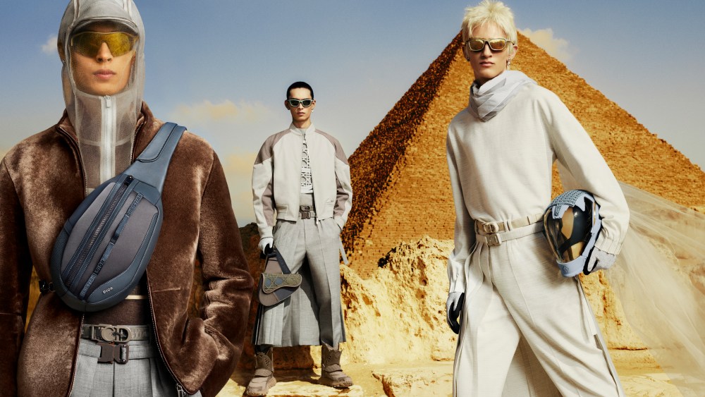 The Dior pre-fall 2023 men's advertising campaign.