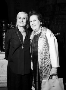 Maria Grazia Chiuri and Susy Menes