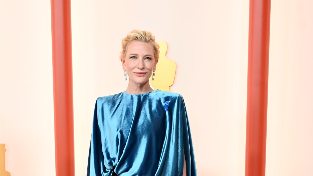 Cate Blanchett at the 95th Annual Academy Awards held at Ovation Hollywood on March 12, 2023 in Los Angeles, California.