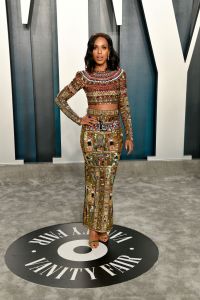 BEVERLY HILLS, CALIFORNIA - FEBRUARY 09: Kerry Washington  attends the 2020 Vanity Fair Oscar Party hosted by Radhika Jones at Wallis Annenberg Center for the Performing Arts on February 09, 2020 in Beverly Hills, California. (Photo by Frazer Harrison/Getty Images)
