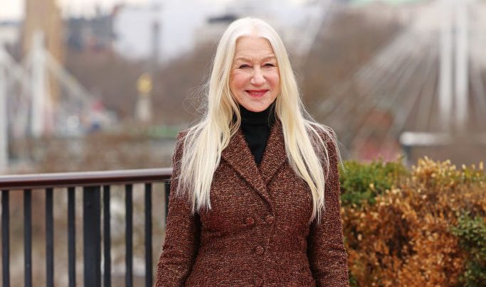 LONDON, ENGLAND - MARCH 06: Dame Helen Mirren attends a photocall for "Shazam! Fury Of The Gods" at IET London on March 6, 2023 in London, England. (Photo by Max Cisotti/Dave Benett/WireImage)