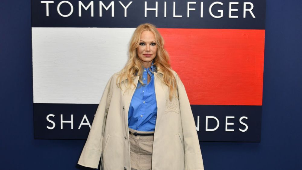 Pamela Anderson at the Tommy x Shawn: The "Classics Reborn" Global Activation VIP dinner on March 20 in London.
