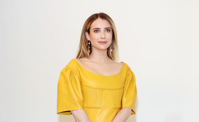 Emma Roberts at the Chloé ready-to-wear fall runway show on March 2 in Paris.
