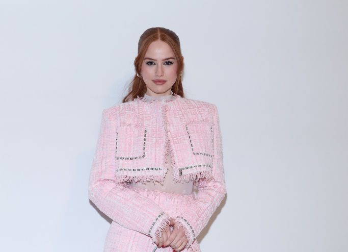 Madelaine Petsch at the Givenchy women’s ready-to-wear fall 2023 fashion show on Thursday in Paris.