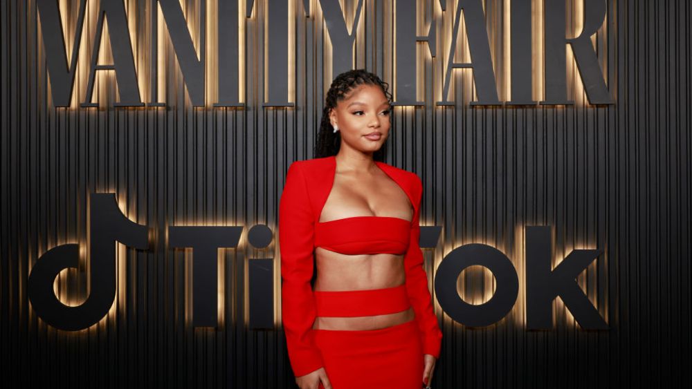 Halle Bailey at the Vanity Fair and  TikTok Celebrate Vanities: A Night For Young Hollywood event on March 8 in Los Angeles.