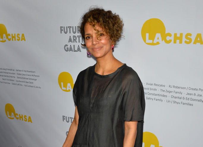 Halle Berry at the LA County High School for the Arts presents Future Artists Gala on March 18 in Los Angeles.