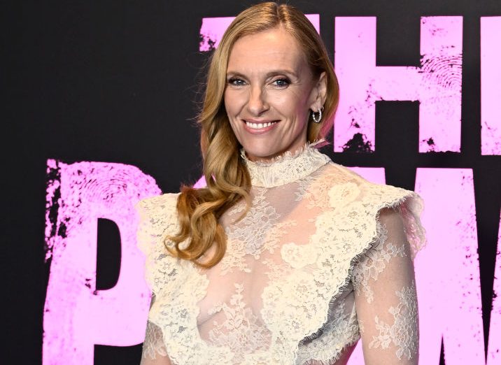 LONDON, ENGLAND - MARCH 21: Toni Collette attending the UK premiere of "The Power" at ODEON Luxe West End on March 21, 2023 in London, England. (Photo by Gareth Cattermole/Getty Images)