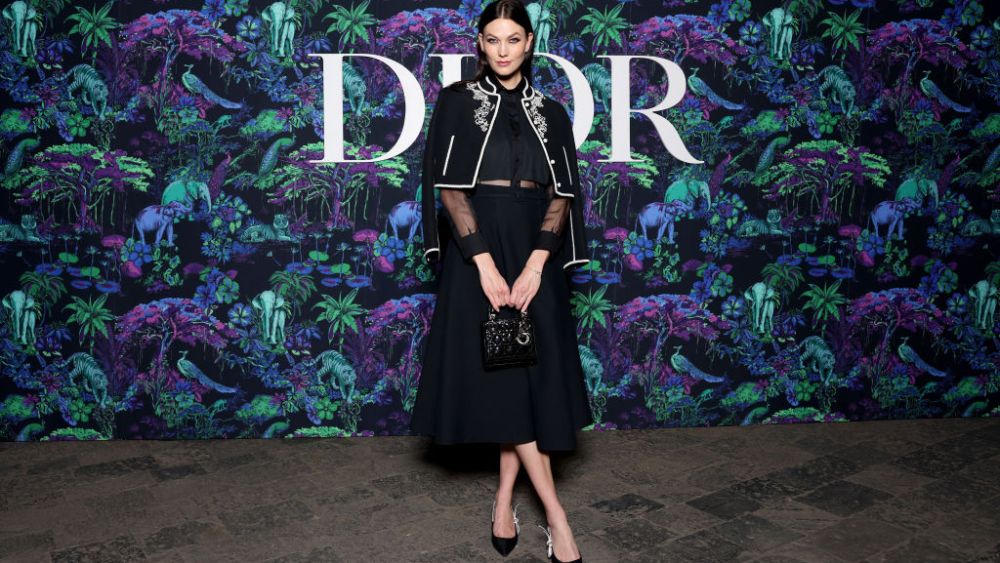 MUMBAI, INDIA - MARCH 30: Karlie Kloss attends the Christian Dior Womenswear Fall 2023 show at the Gateway of India monument on March 30, 2023 in Mumbai, India. (Photo by Pascal Le Segretain/Getty Images for Christian Dior)