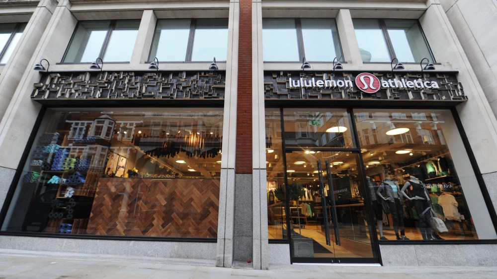 LONDON, ENGLAND - MARCH 28:  lululemon athletica opens its first European store in Covent Garden on March 28, 2014 in London, England.  (Photo by Stuart C. Wilson/Getty Images for Lululemon Athletica)