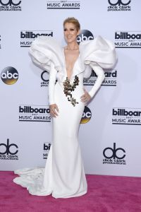 LAS VEGAS, NV - MAY 21:  Recording artist Celine Dion poses in the press room during the 2017 Billboard Music Awards at T-Mobile Arena on May 21, 2017 in Las Vegas, Nevada.  (Photo by David Becker/Getty Images)