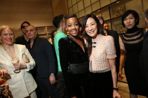 Thuso Mdebu and Michelle Yeoh