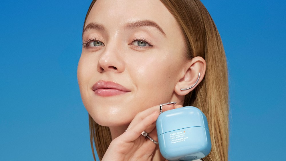 Sydney Sweeney in a shot for the Laneige Hydration Deep Dive campaign.