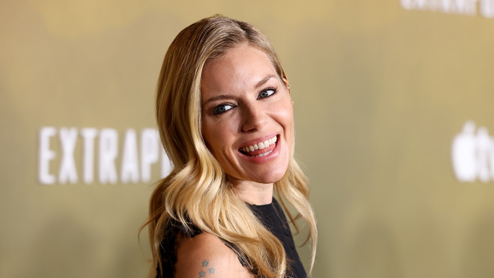 Sienna Miller at the premiere of "Extrapolations" held at the Hammer Museum on March 14, 2023 in Los Angeles, California.