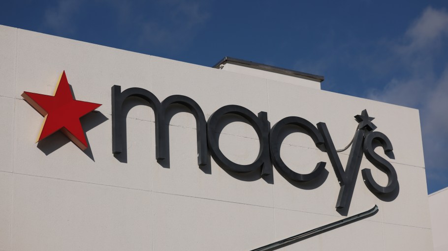 The exterior of a Macy's store photographed on November 30, 2022 in Miami, Florida.