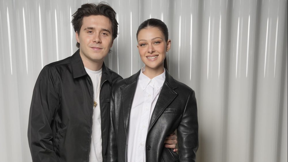 Brooklyn Peltz Beckham and Nicola Peltz Beckham at the Miu Miu fall 2023 ready-to-wear runway show on March 7 in Paris.