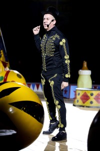 Jeremy Scott at the Moschino RTW Resort 2019 show.