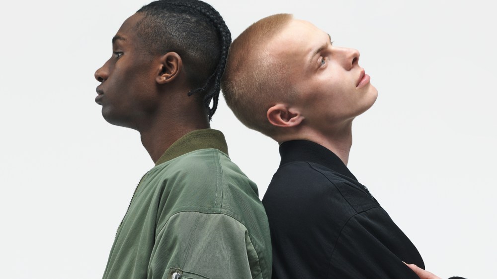 The Onitsuka x Nick Wooster capsule collection's campaign.