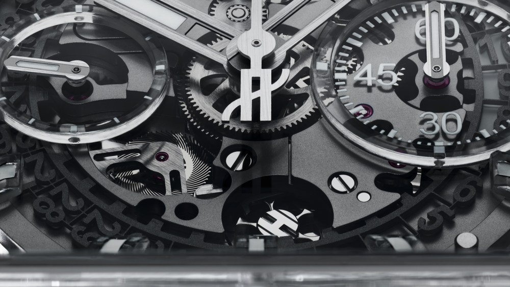 Hublot’s Square Bang Unico Sapphire.