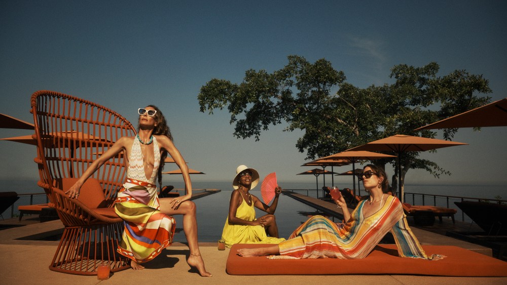 Mara Hoffman featured in OneOnly Resorts campaign.