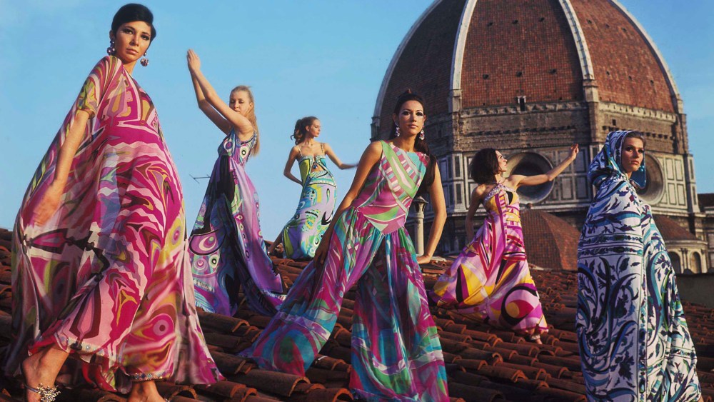 Emilio Pucci 1967 fashions in Florence