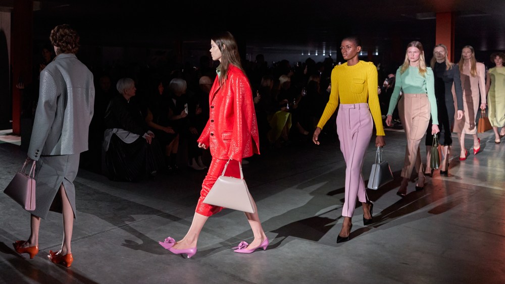 The Prada fall 2023 show at Milan Fashion Week.