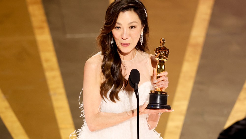 Michelle Yeoh at the 95th Annual Academy Awards held at Dolby Theatre on March 12, 2023 in Los Angeles, California.