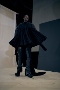 Backstage at Rick Owens RTW Fall 2023