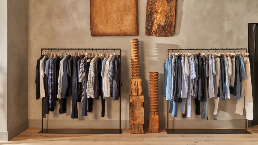 The interior of the Officine Générale store in New York City.