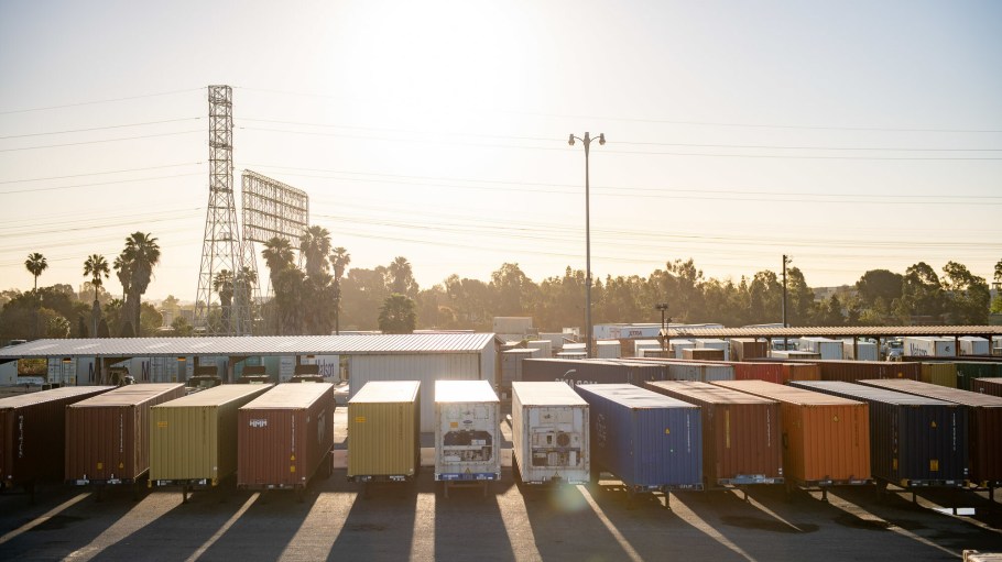 Taylored Services storage at the Port of Los Angeles