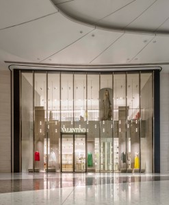 The Valentino Shanghai store's windows reinterpreted by stylist Mix Wei.