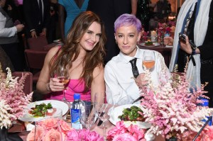 Brooke Shields and Megan Rapinoe