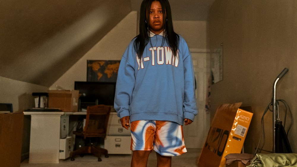 Dominique Fishback as Dre in episode five of Prime Video's "Swarm."