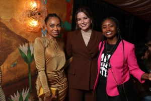 Logan Browning, Sophia Bush, and Mitchella Gilbert.