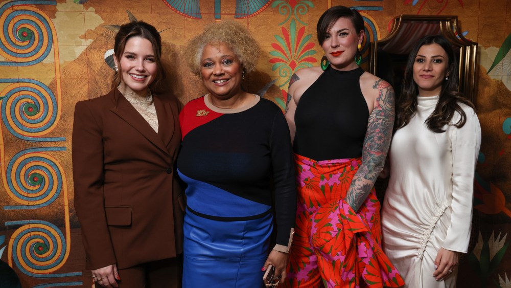 Sophia Bush, Cynthia Brooks, Rachel Johnston, and Noura Sakkijha
