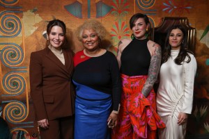 Sophia Bush, Cynthia Brooks, Rachel Johnston, and Noura Sakkijha