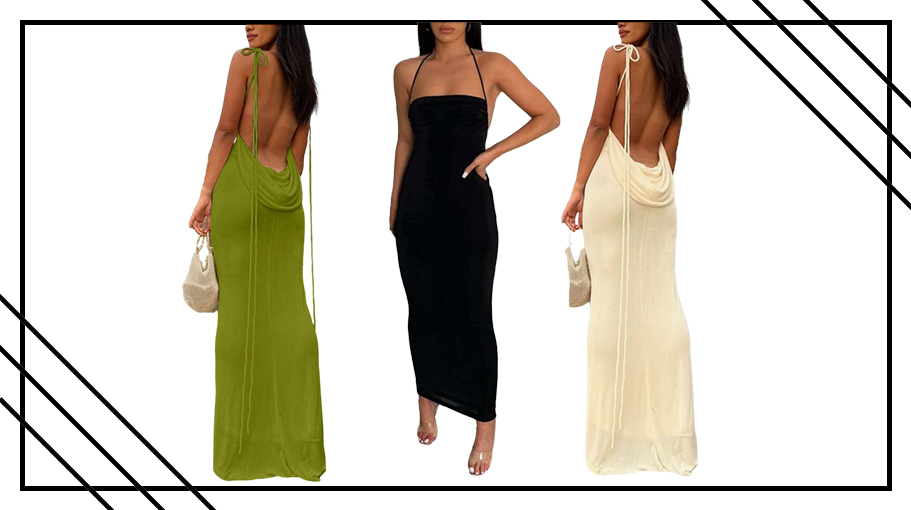 Tiktok’s Viral Backless Maxi Dress From Amazon