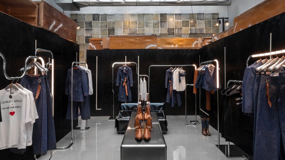 Raw denim is at the center of Giorgio Armani and 10 Corso Como’s latest collaboration. 