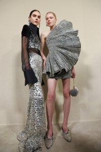 Backstage at Balmain RTW Fall 2023