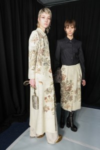 Backstage at Dries Van Noten RTW Fall 2023