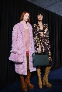 Backstage at Dries Van Noten RTW Fall 2023