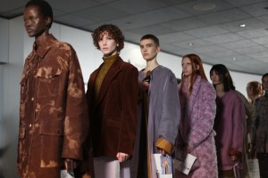 Backstage at Dries Van Noten RTW Fall 2023